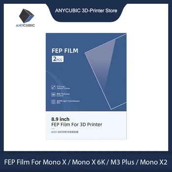 ANYCUBIC Impressora 3D de Peças de 1pcs/2pcs/5pcs FEP Filme Para Fótons Mono X Photon Mono X 6K de Fótons M3 Plus Fóton Mono X2