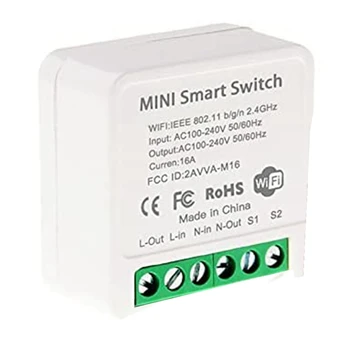 Mini Smart wi-Fi Interruptor do Relé, DIY Temporizador Interruptor de Luz do Módulo de Vida Inteligente/Tuya Aplicação, Controle Remoto sem Fio