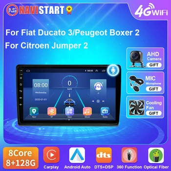 A NAVISTAR T5 Android de 10 para Fiat Ducato 3 para Peugeot Boxer de 2 para Citroen Jumper 2 auto-Rádio 4G WIFI Leitor de Vídeo de Navegação GPS